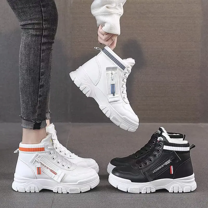 Белые ботильоны Rock Shoes женская австралийская зимняя обувь женские низкие зимние