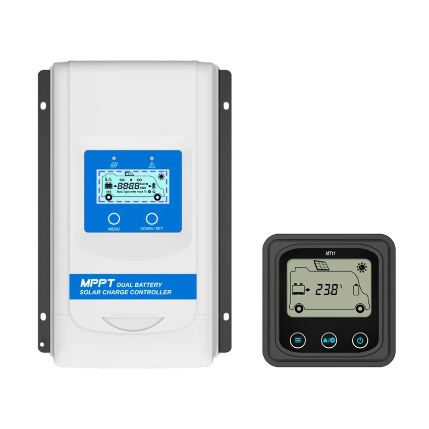 Двухэлементный солнечный контроллер MPPT 30 А 2/24 В постоянного тока для
