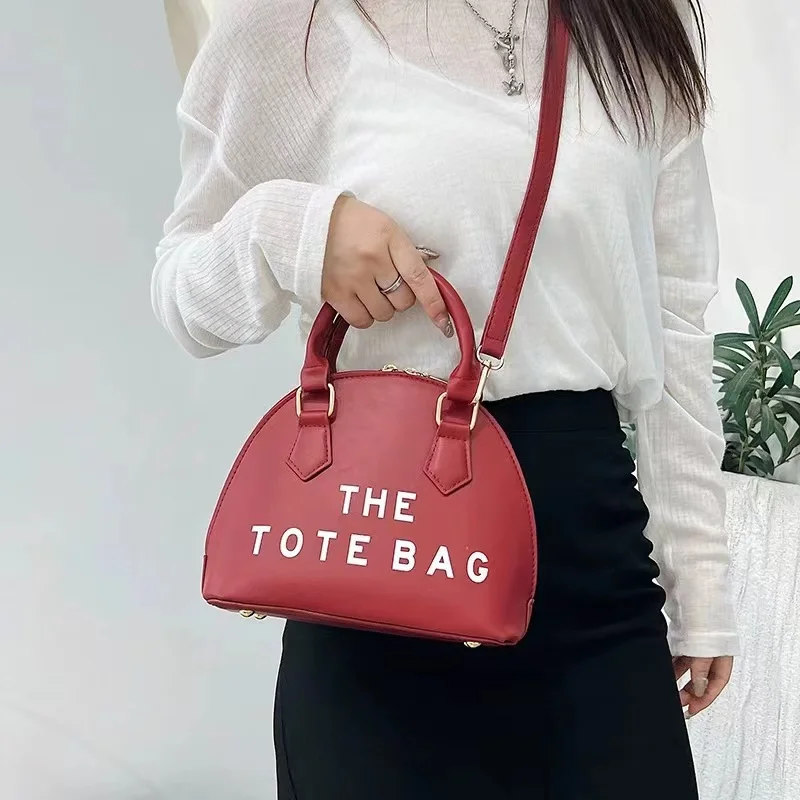 

2023 New Women's PU Tote Bag Shell Shoulder Messenger Bags