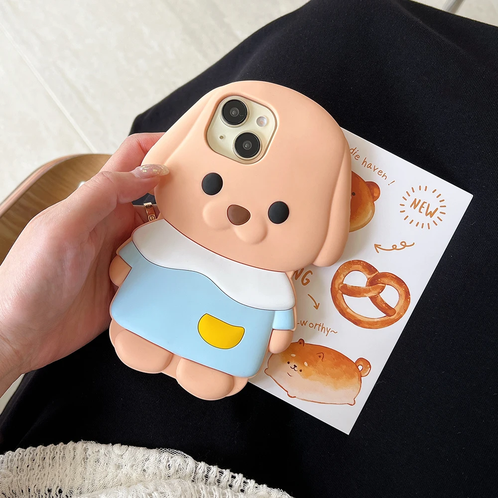 Милый трехмерный чехол для телефона S-Sylvanian Families IPhone 16 15 14 13 12 Pro Max устойчивая к