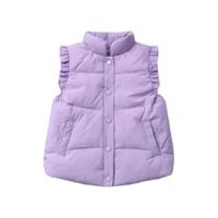 baby girls down gilets little girls winter sleeveless puffer vest jackets kids causal warm waistcoat children outerwear coats