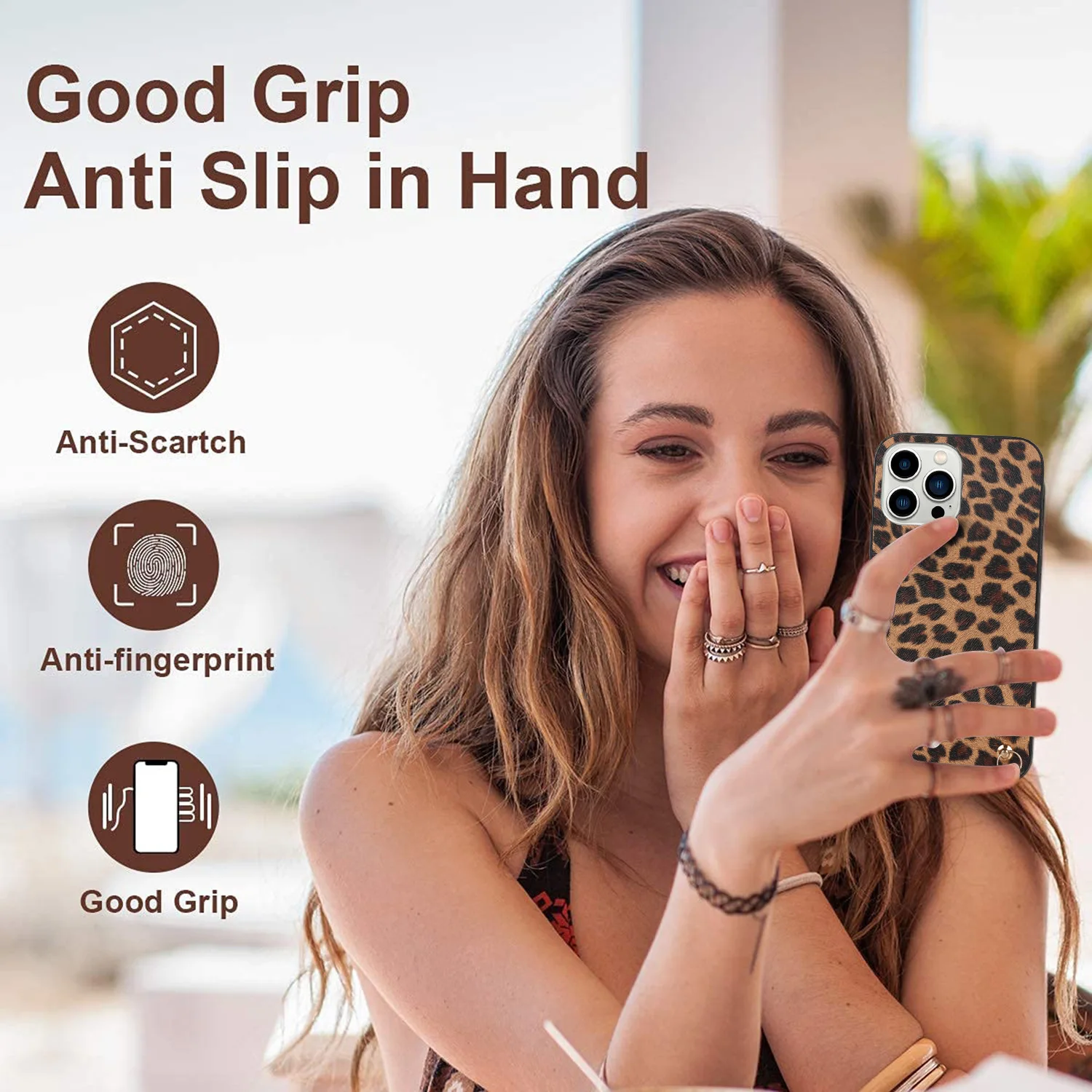 

Convenient Lanyard Strap Cord Phone Case For Samsung S22 S21 S20 Ultra S22 Plus A52 note 20 10 Sexy Leopard Print protect Cover