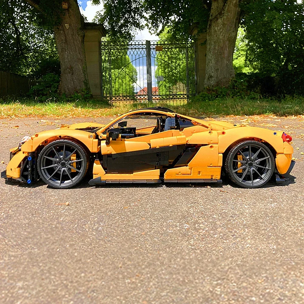 3893 шт. технические блоки спортивный автомобиль гоночный P1 Speed Champion модель