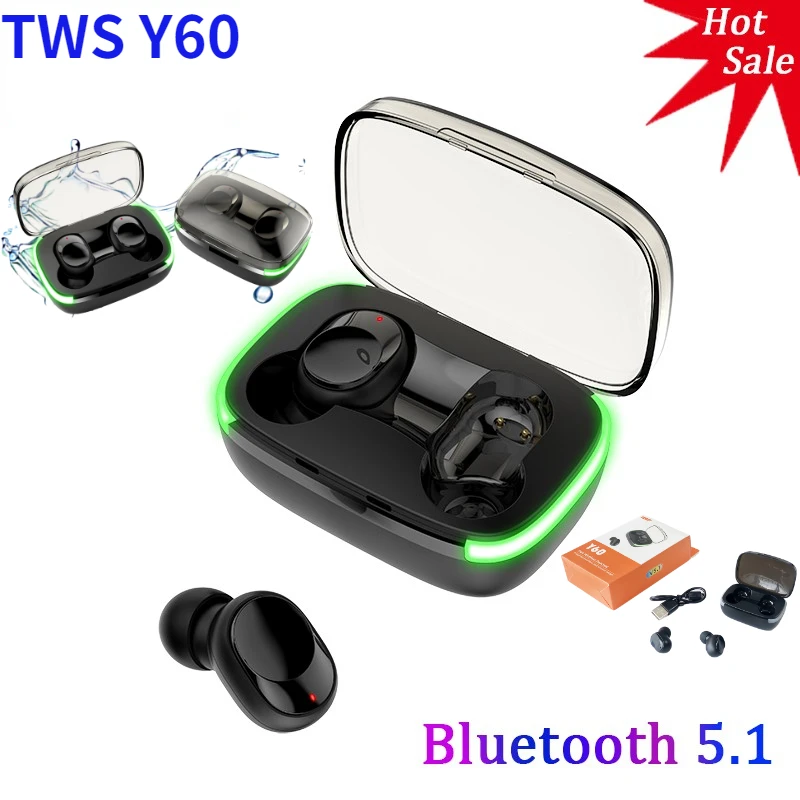 

TWS-стереонаушники Y60 Fone с поддержкой Bluetooth 5,1 и сенсорным управлением
