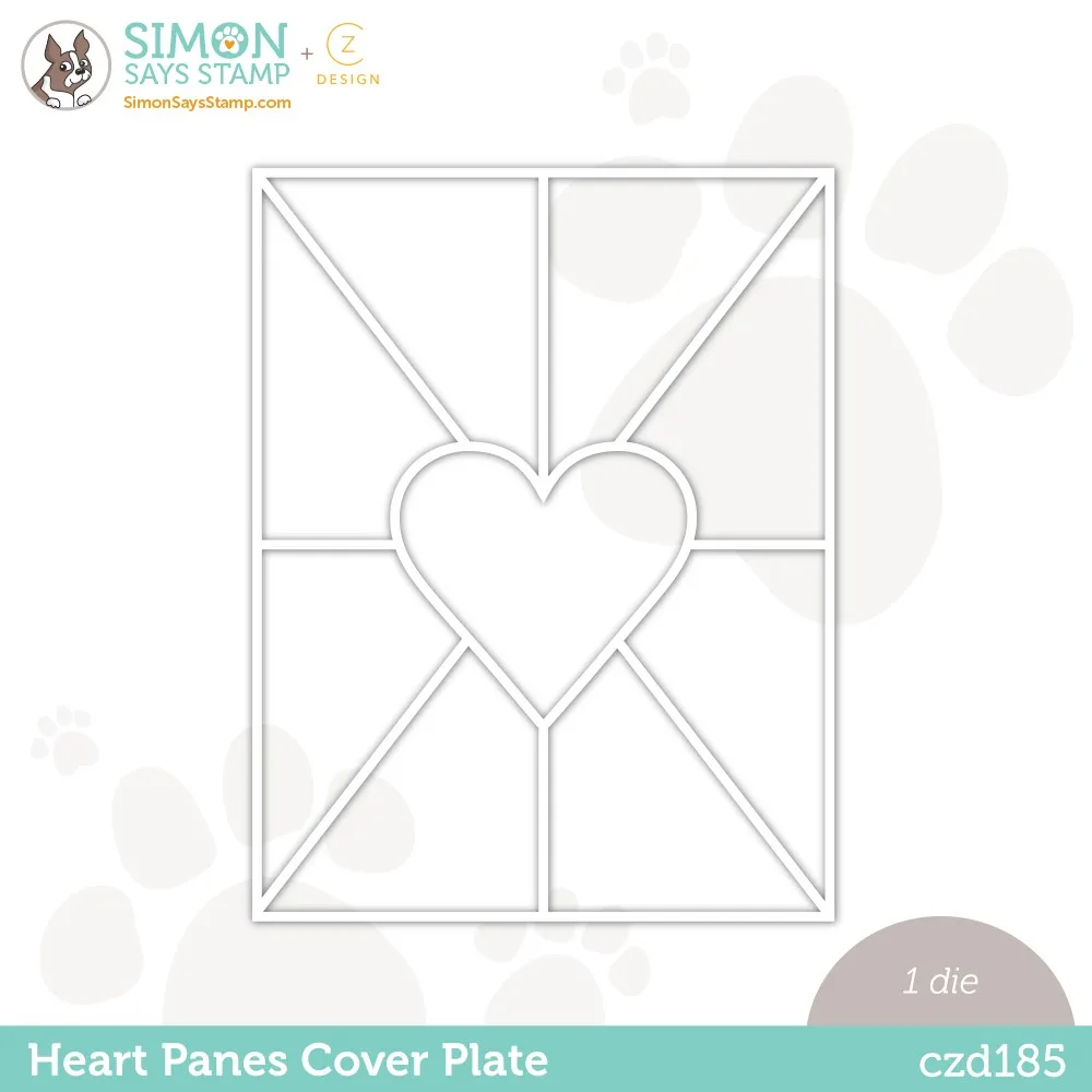 

Heart Panes Cover Plate Valentine's Day Cutting Dies New December 2022 for Scrapbooking Paper Making Frames Card Craft