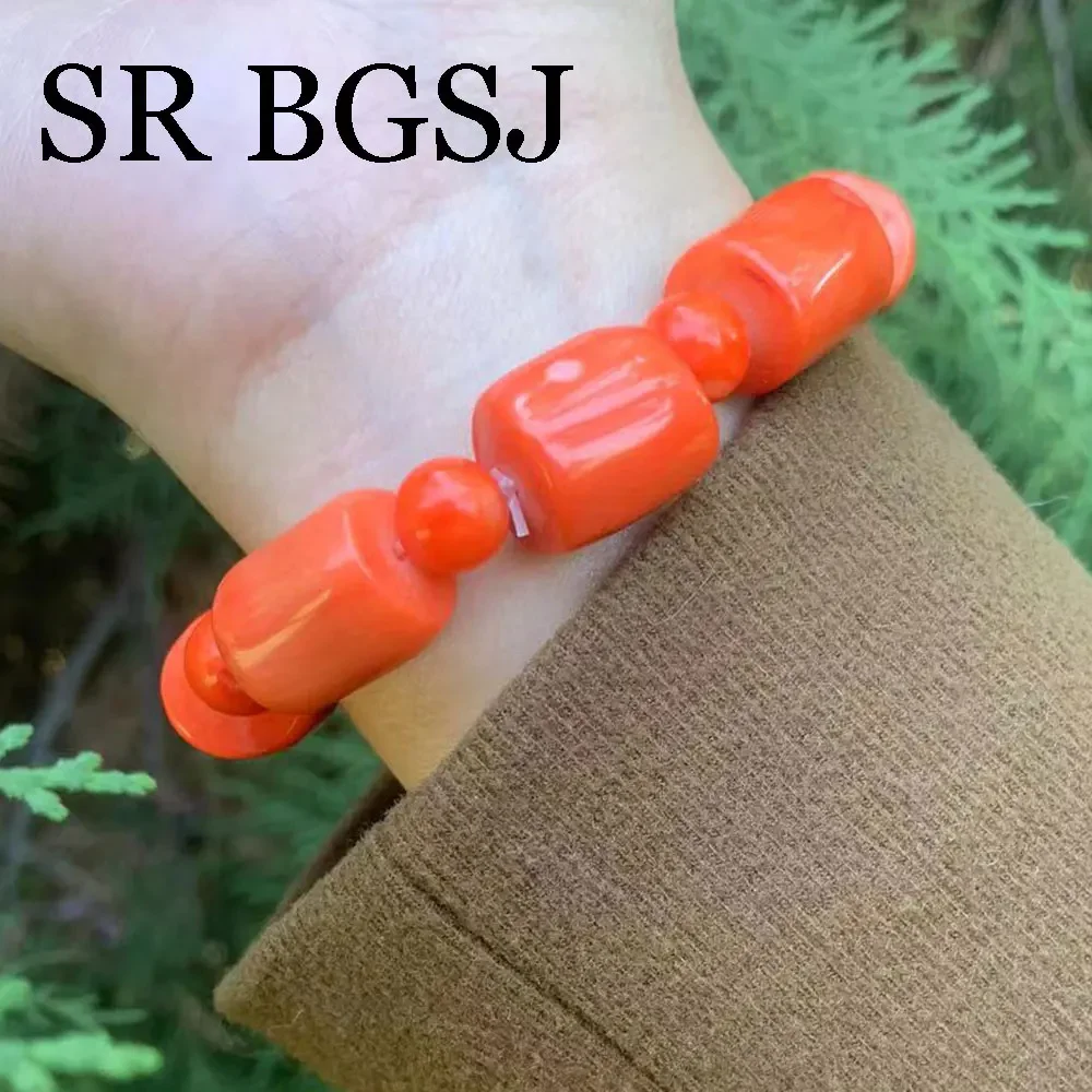 Регулируемый эластичный браслет 7-9 дюймов 7-8 мм 10-14 для мужчин и женщин