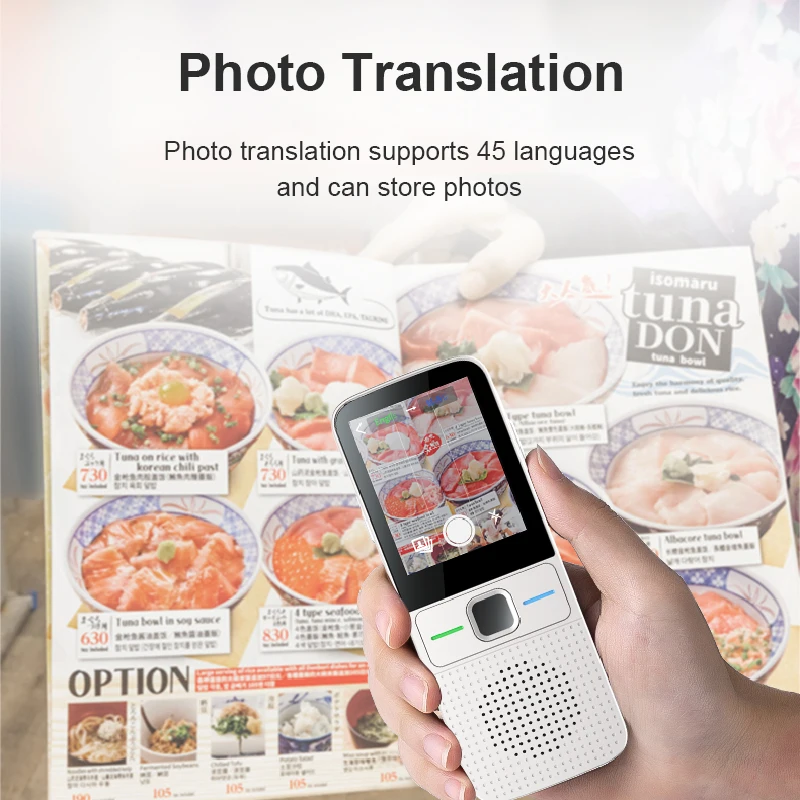 T10 Offline Voice Translator Smart Portable 137 Languages Real Time Translator Without Internet Inter-Translation Machine enlarge