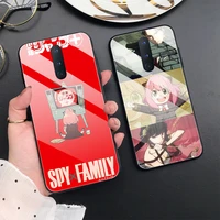 spy x family case for oneplus 8 8pro 7t 7tpro 8t 6 9 9pro 9r 9rt 5g 6t10pro nord n10 n100 7 7pro anime tempered glass cover