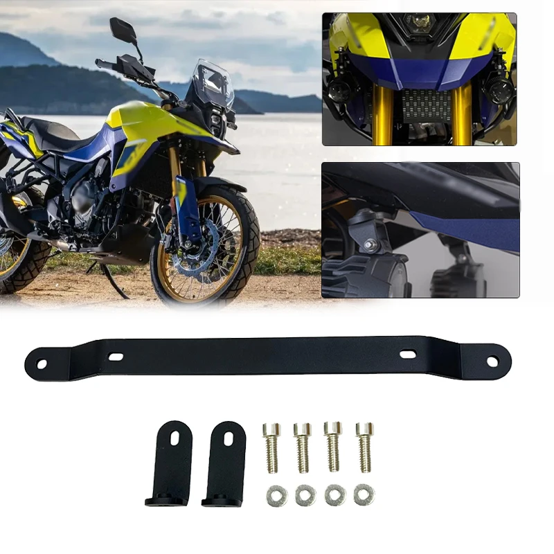 

Аксессуары для мотоциклов, дополнительный кронштейн для прожектора, крепление для противотуманной фары, поддержка прожектора 800R для Suzuki V-Strom 800DE 800RE 800 DE