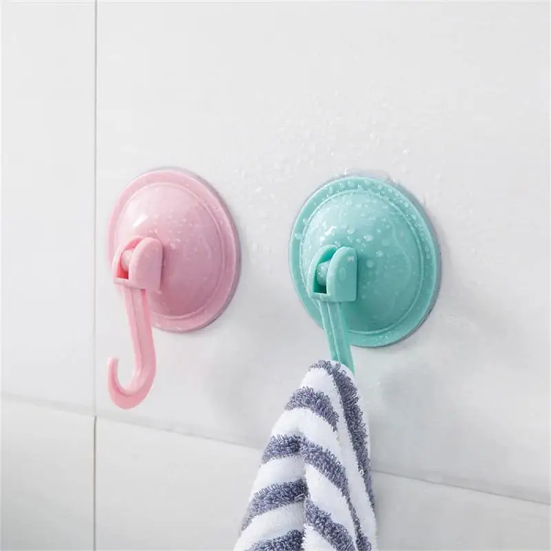 Vacuum Suction Cup Strong Wall Hooks Door Hangers Bathroom Storage Organizer Rack Punch-free Hook Kitchen