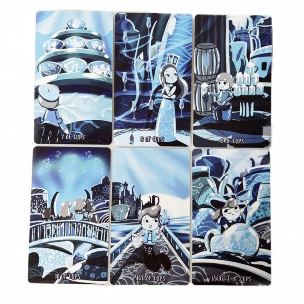 Porcelin Tarot Deck Card Games 10.3*6cm