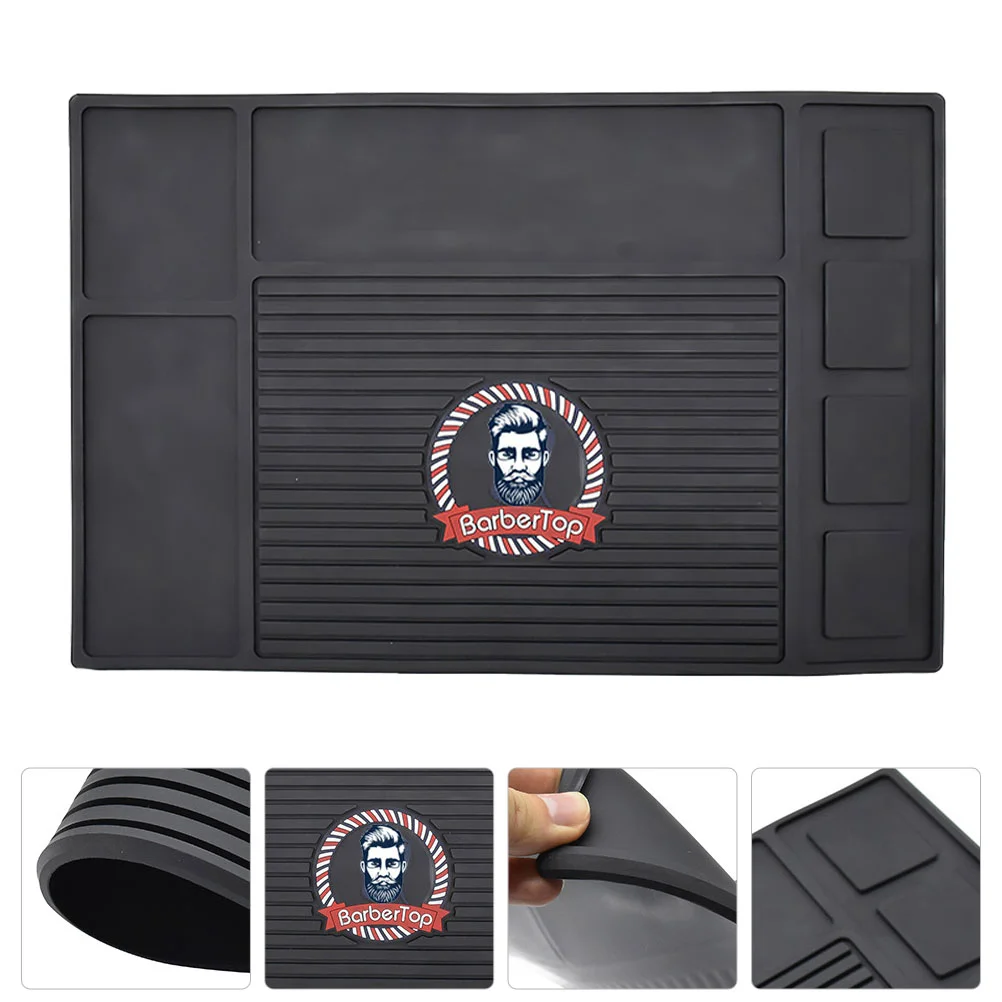 

Hair Trimmers Pad Clippers Mat Barber Rubber Mat Silicone Soldering Mat Barber Station Mat Barbershop Work Station Pads
