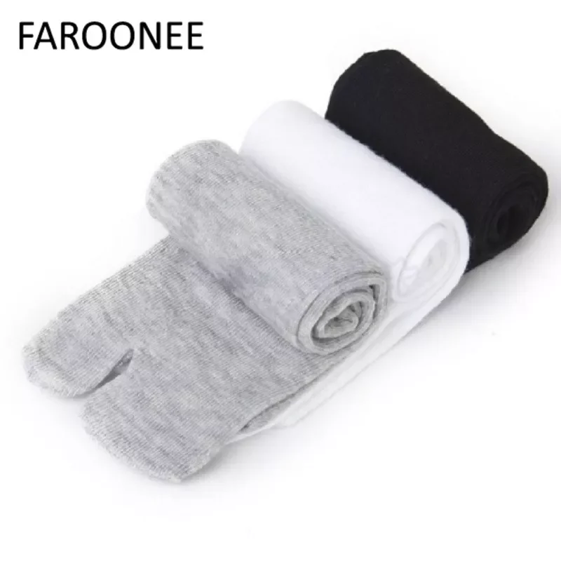 

One Pair Unisex Ninja Socks Japanese Style Kimono Flip Flop Slipper Sandal Split 2 Toe Tabi Foot Finger for Men Women