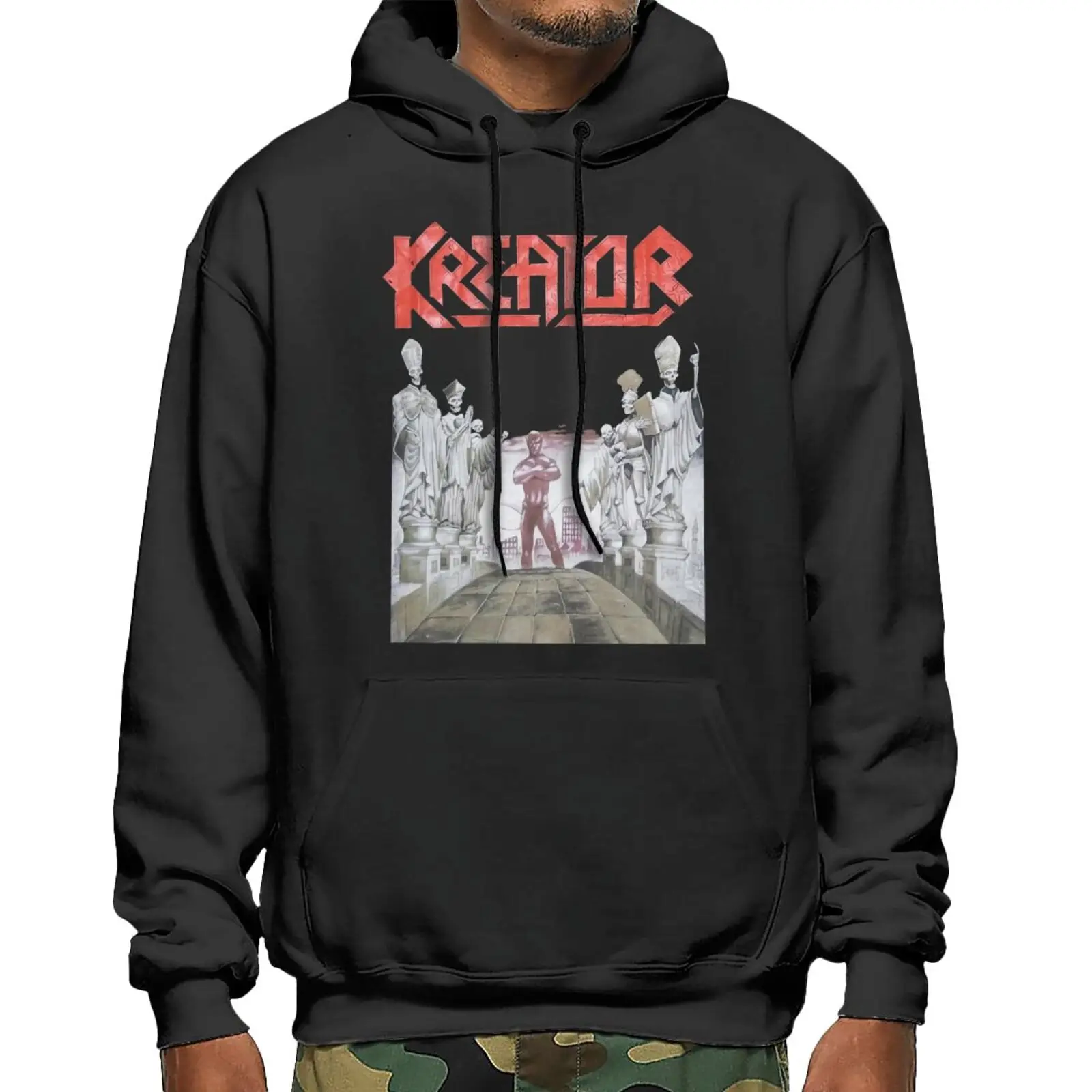 

Свитшоты с ужасной уверенностью Kreator, толстовки, мужской спортивный костюм, свитшоты для женщин и мужчин, толстовка, свитшот с аниме, Мужской...