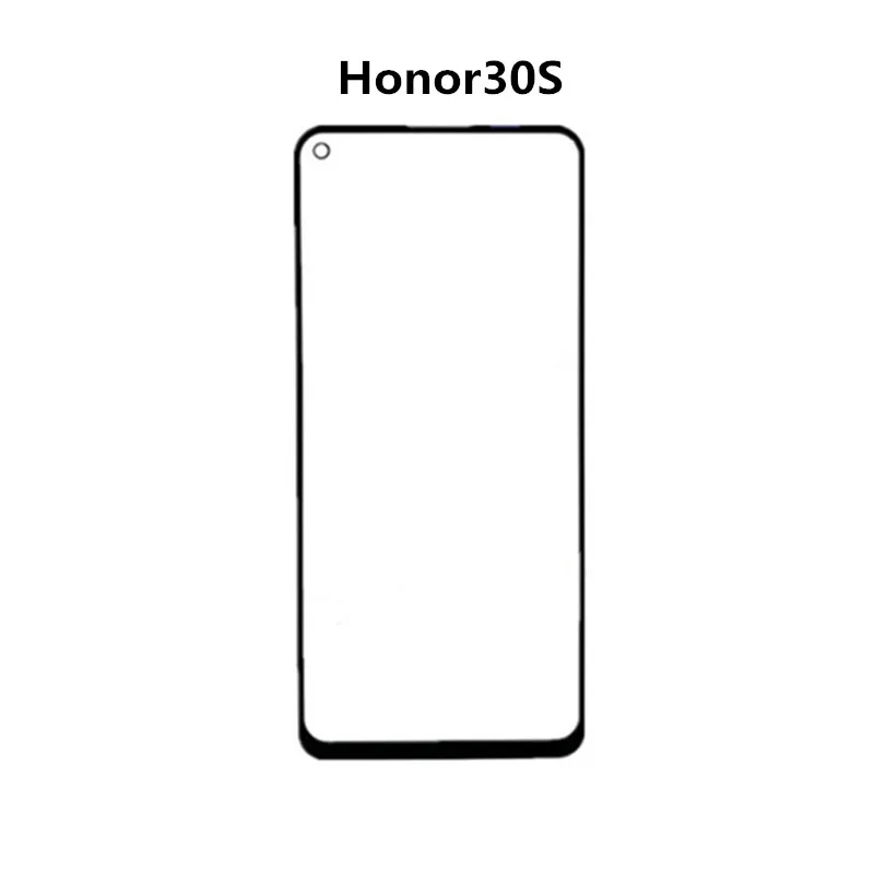 Переднее стекло объектива для Huawei Honor 10 Lite 20 Pro 30 30i 30S вид Передняя панель
