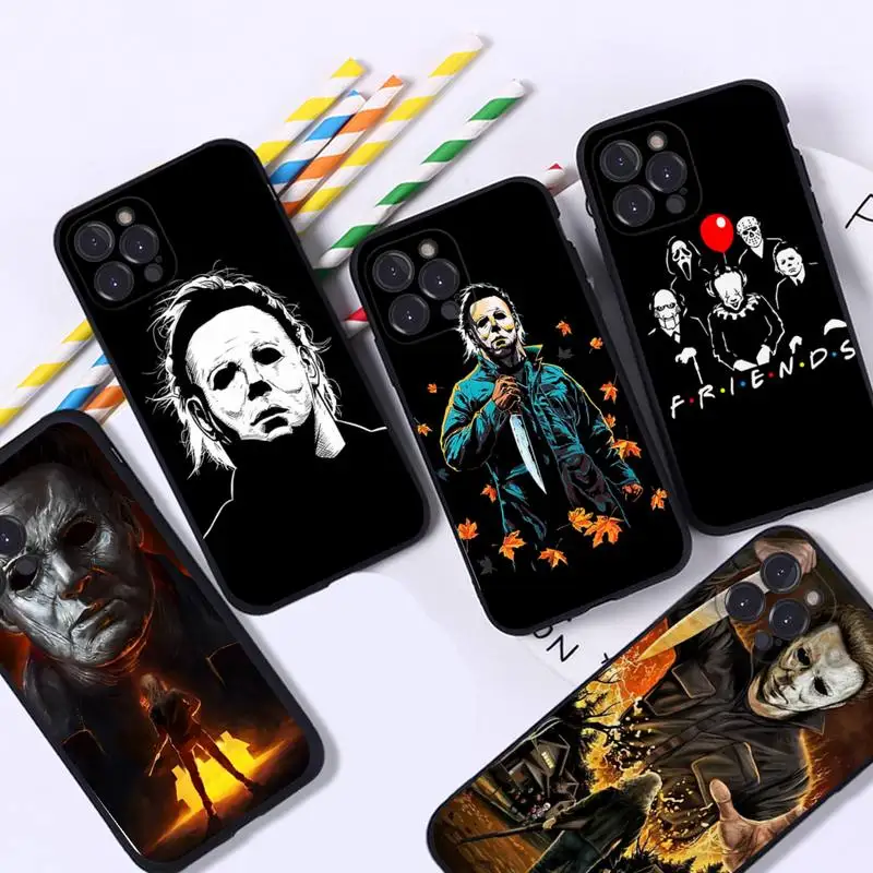 

The Curse Of Michael Myers Horror Movie Phone Case For iPhone 8 7 6 6S Plus X SE 2020 XR XS 14 11 12 13 Mini Pro Max Mobile Case
