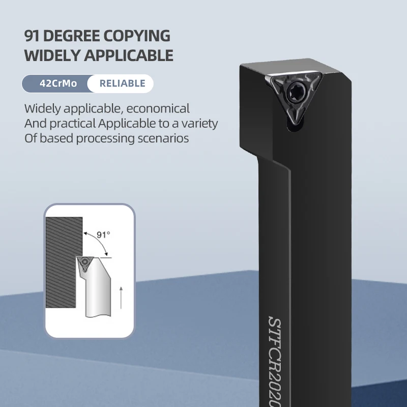 

STFCR1010 STFCR1212 STFCR1616 STFCR2020 STFCR2525 External Turning Tool STFCR STFCL Lathe Bar Turning Holder CNC Cutter Bar