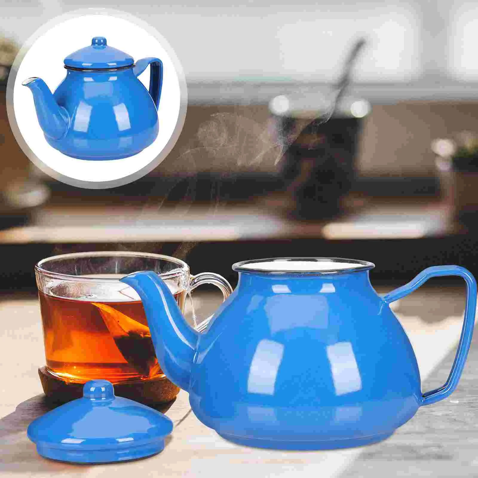 

Thicken Water Kettle Enameled Teapot Household Heating Kettle Useful Coffee pot