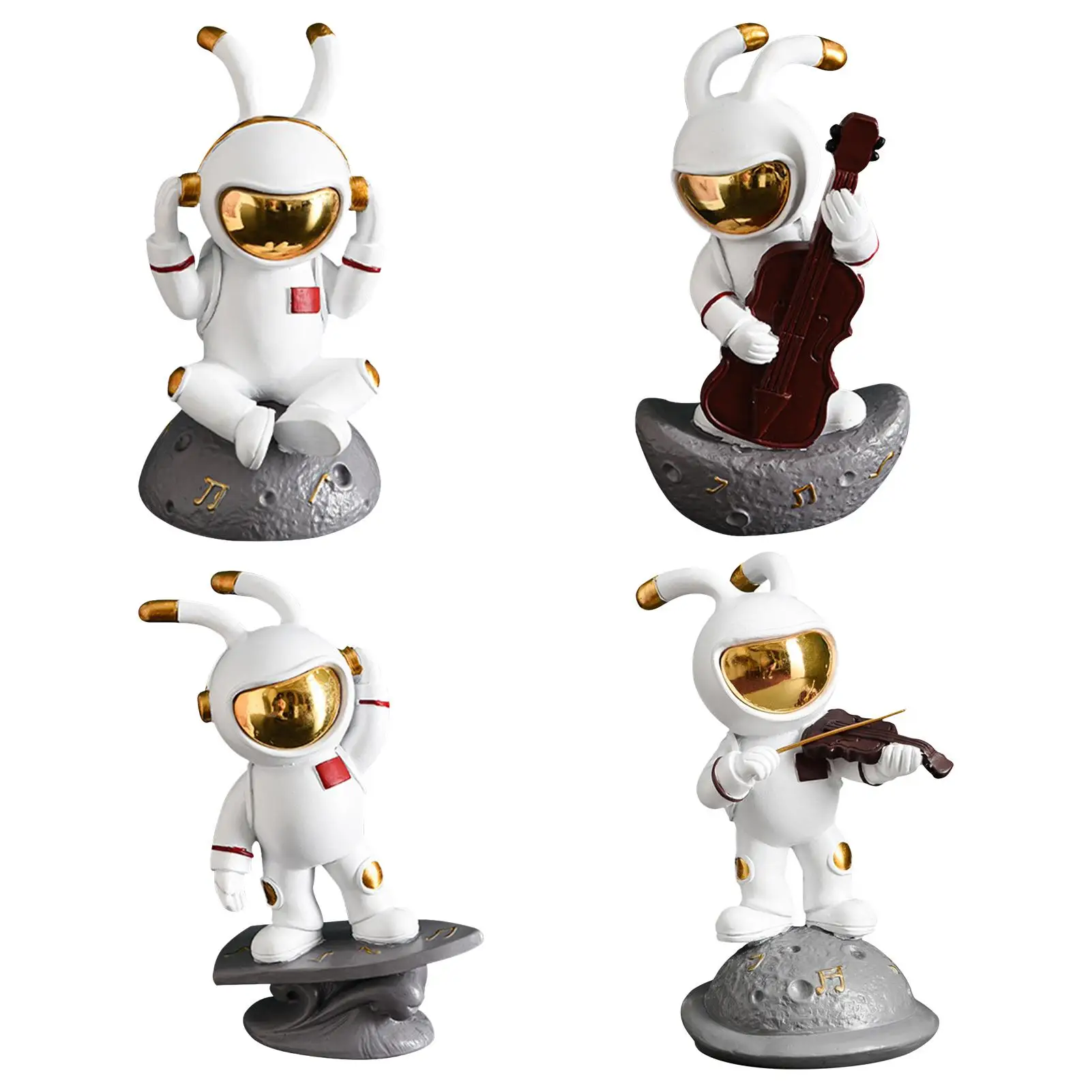 

Космический кролик, фигурка из смолы, украшения, домашний декор для гостиной