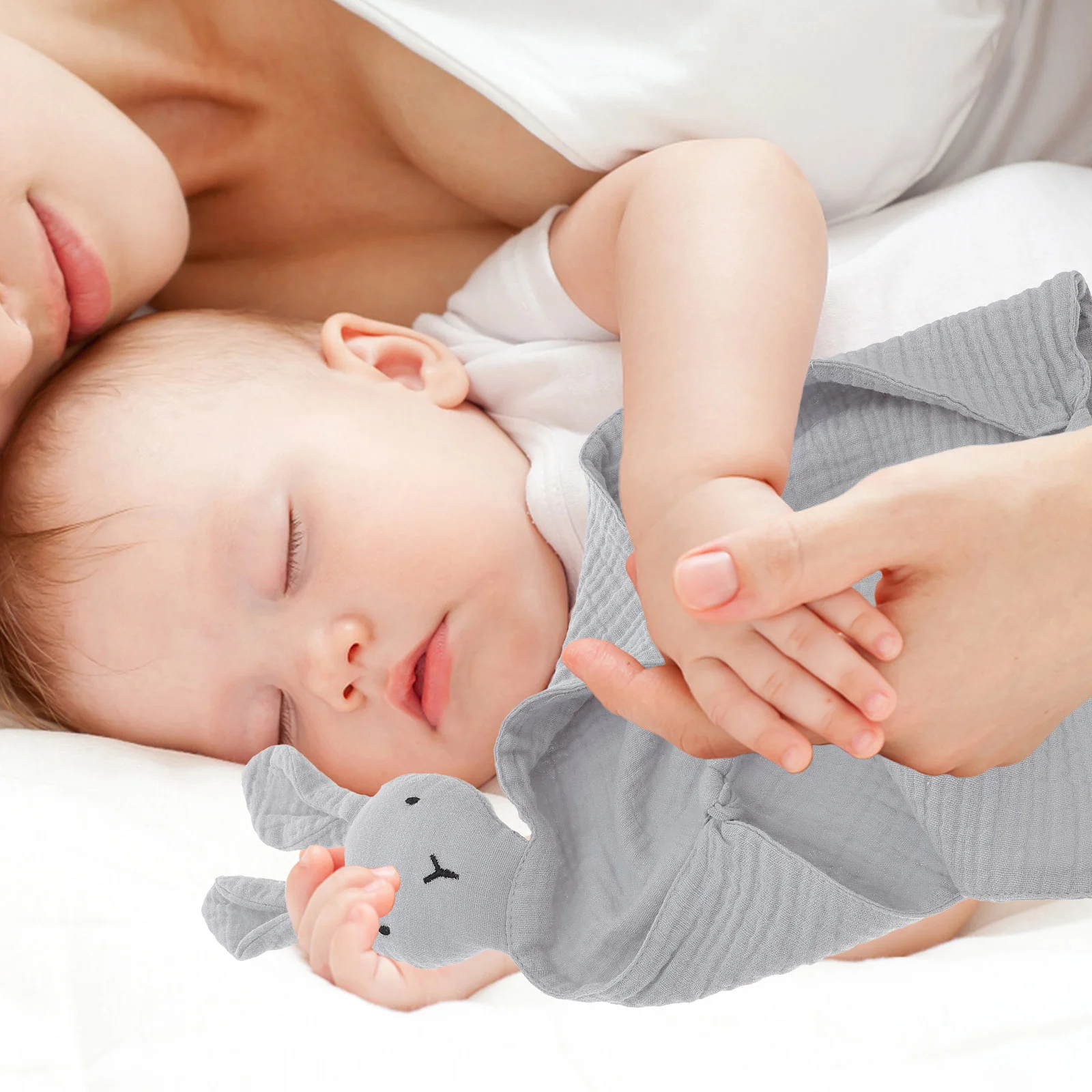 

Lovey Baby Blanket Cotton Toddler Snuggle Cartoon Appease Towel