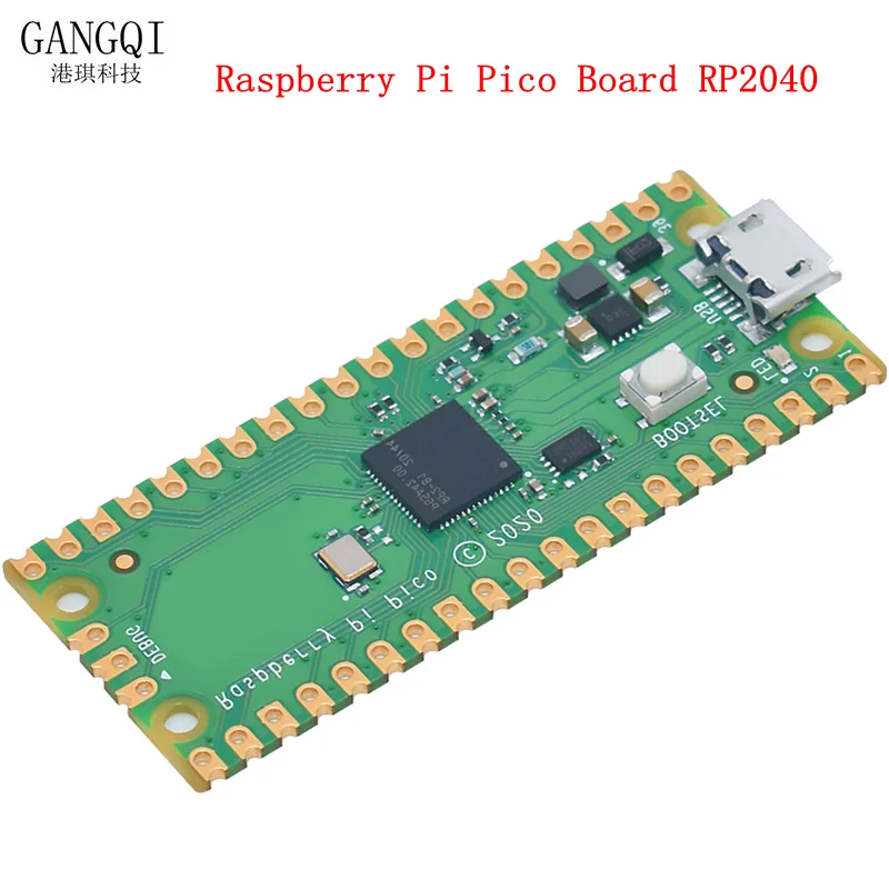 

Официальная материнская плата Raspberry Pi Pico RP2040, двухъядерный, КБ, микрокомпьютеры ARM с низкой мощностью, высокопроизводительная искусственная...