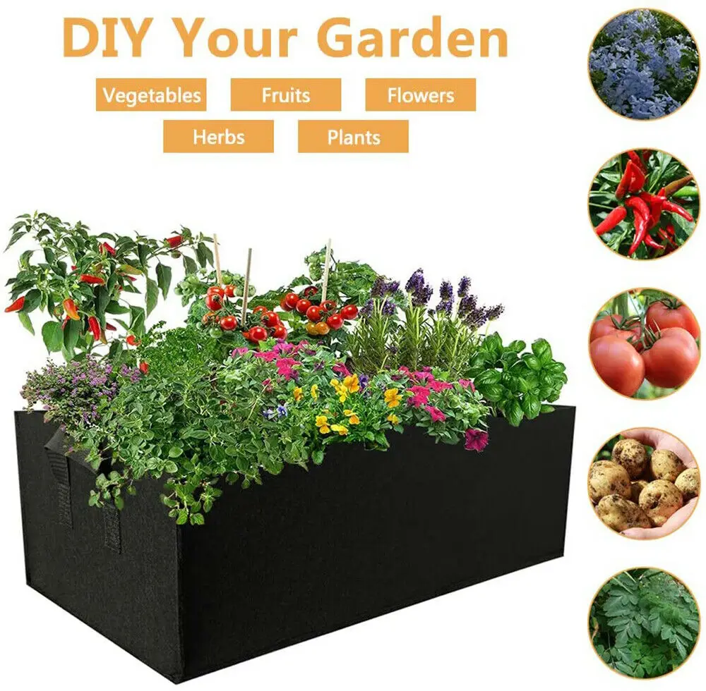 

Цветочные горшки, растущие мешки, нетканый материал, сумка для садовых растений, утолщенная садовая сумка для выращивания моркови, Таро для ...