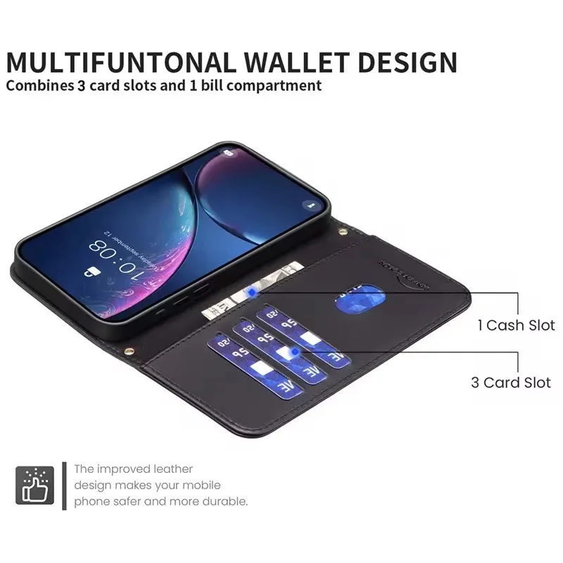 Чехол-Кошелек с 3D клетчатым рисунком кожаный чехол для OPPO A96 A16 A74 A54S A55 A94 A72 A52 A92