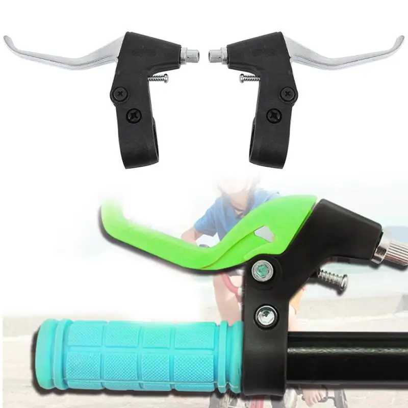 

High Quality Lightweight Aluminum Alloy Durable Two-finger Brake Handle Lever Outdoor Paired Bicycle Accessories