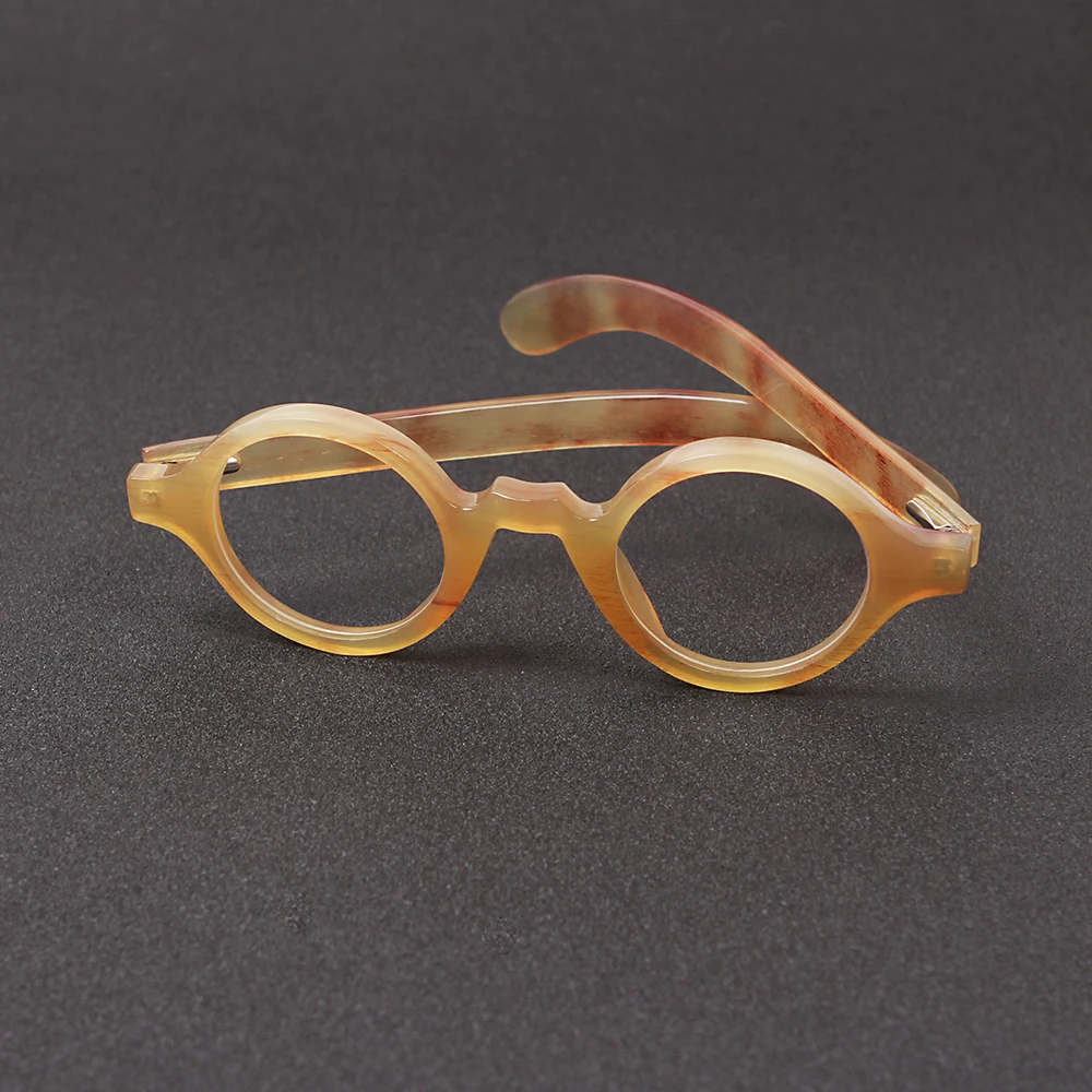 Классические круглые очки в японском стиле ручной работы на заказ оправа из