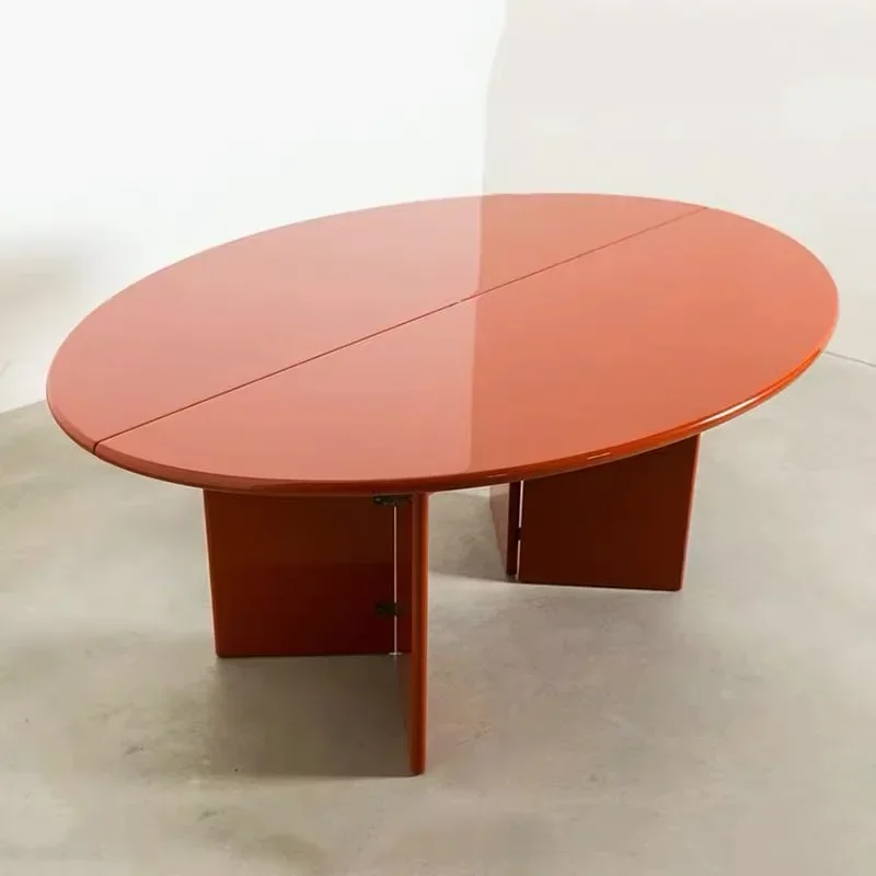 Фото Новое поступление Möbel Frankreich Farbe Optionaler Couch Tisch Aus Holz Wabi-Sabi Wohnzimmer Kombination Runder Couch Tisch №1