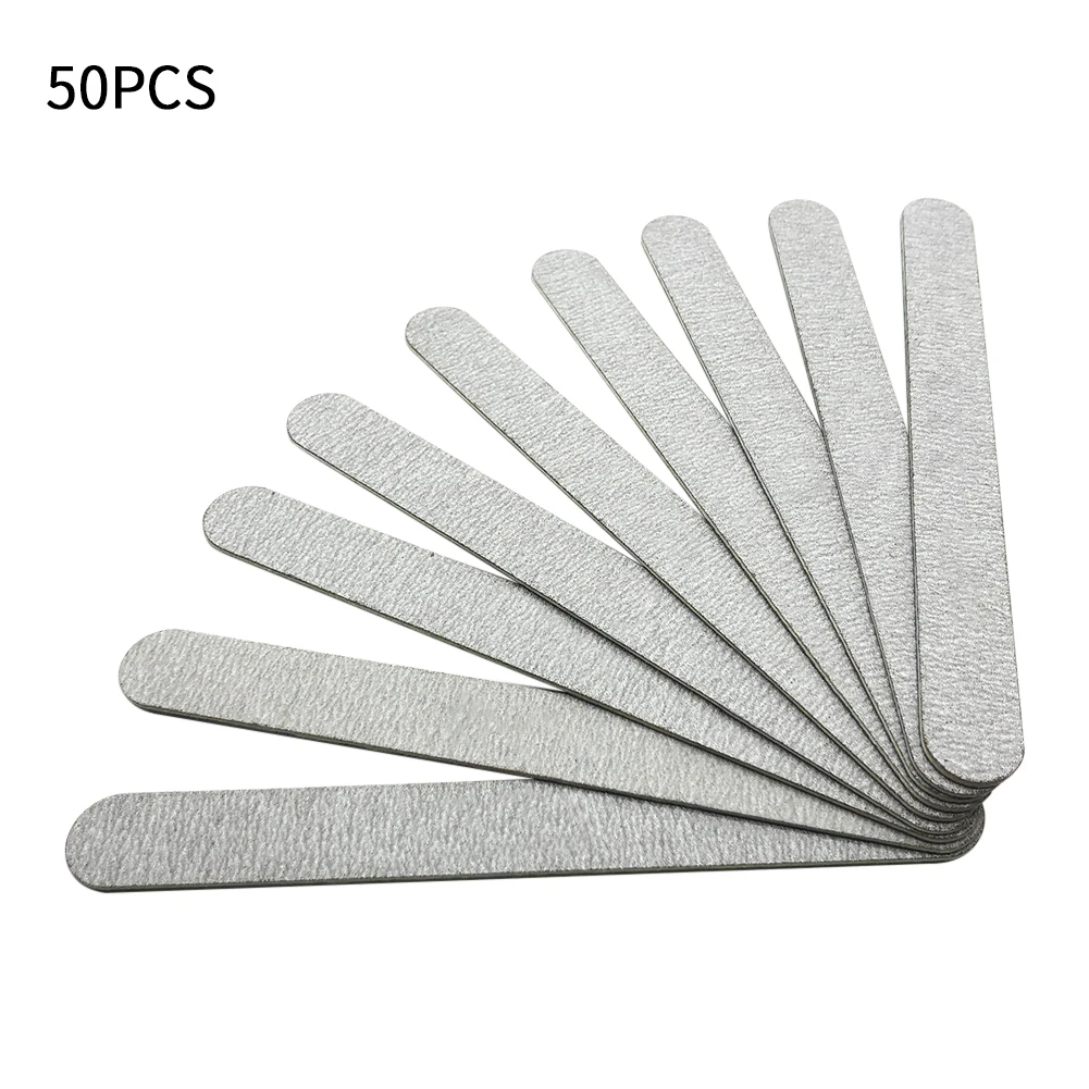 

50pcs Manicure Tools Easy Use Unisex 100 180 Grit Professional Multifunctional Portable Home Nail File Salon Gift Double-sided