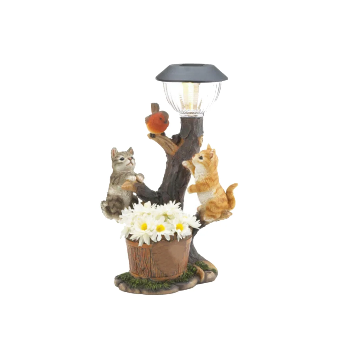 

Garden Statue Solar Garden Decoration Light Resin Statue Solar Light Welcome Light Solar Garden Decoration