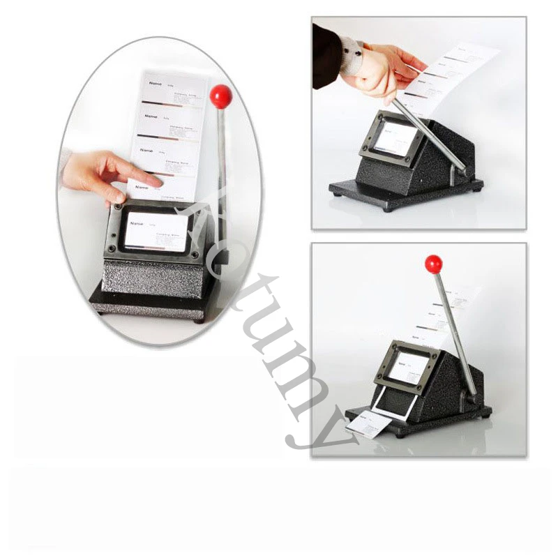 Manual PVC Card Cutting Machine Round Sngle Card Cutting Machine Business Card Cutter 86MM*54MM images - 6