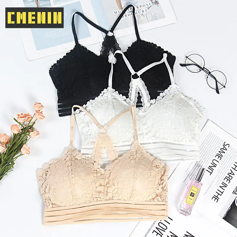 

[CMENIN Girls] Wireless Crop Top Lingerie Bra Underwear New Arrival Cotton Brassiere Sexy Lingerie Women Bras Tube-topy B0137
