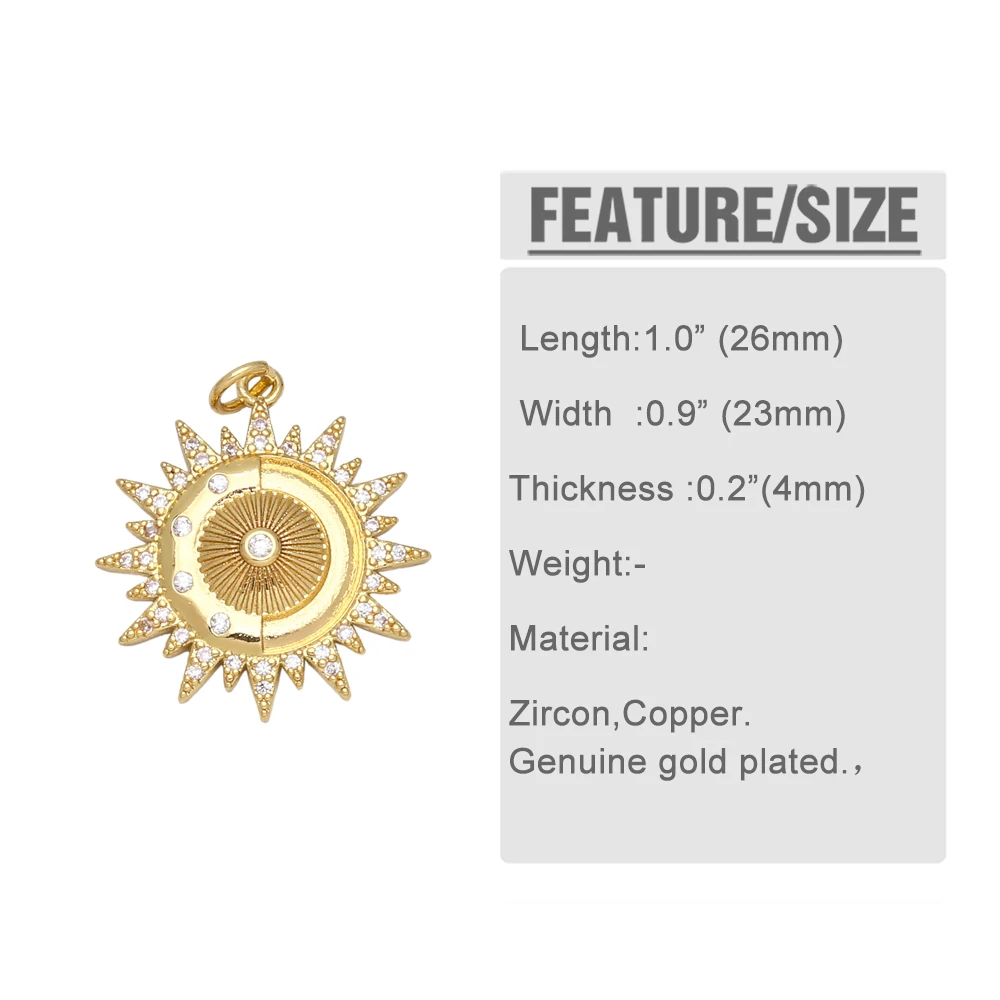 OCESRIO Большие Подвески-кинжалы для изготовления ожерелья позолоченные медные