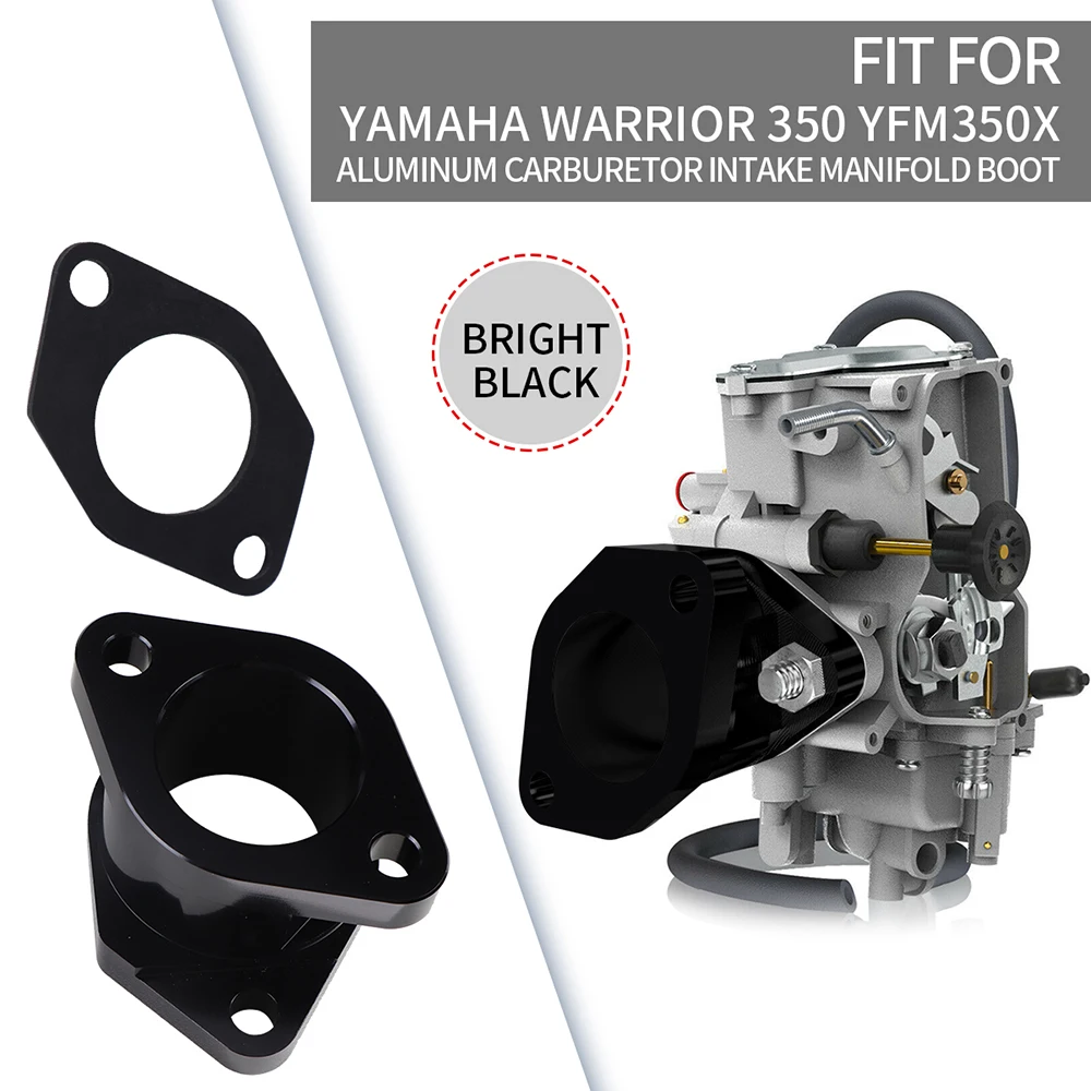 

6061-T6 Aluminum Carburetor Intake Manifold Boot for Yamaha Warrior 350 YFM350X