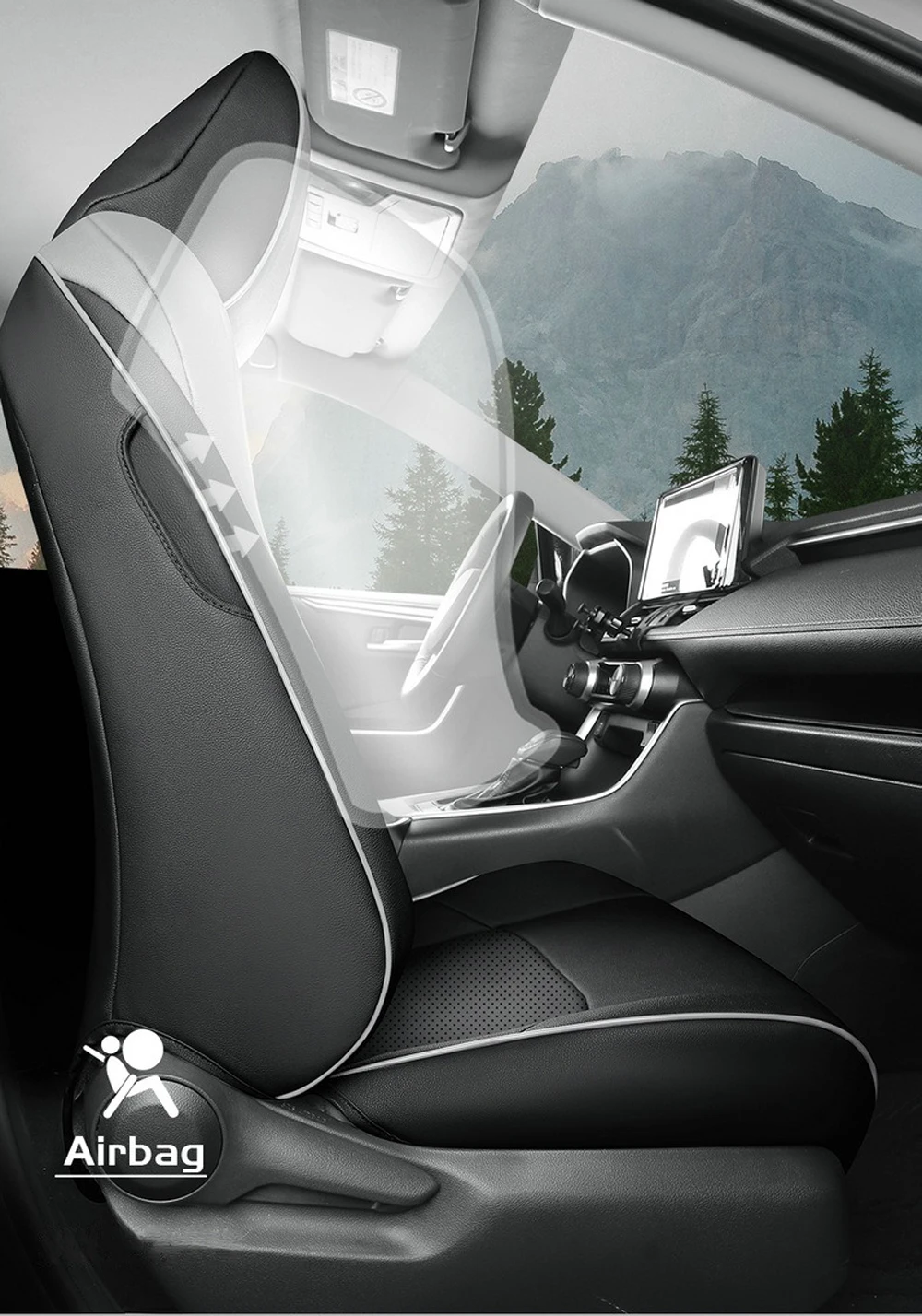 Чехлы на автомобильные сиденья для Toyota CHR 2018 2019 2020 2021 2022