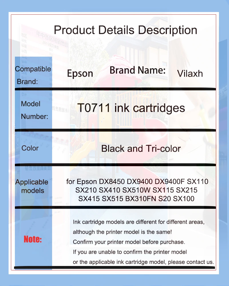 Картридж для принтера Stylus SX515W SX600FW SX610FW BX600FW BX610FW DX6000 DX6050 DX7000F