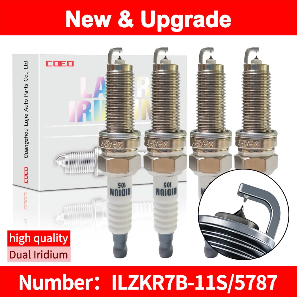

ILZKR7B11S 5787, двойная иридиевая свеча зажигания для Honda Accord IX VIII 2,4 3,5 Acura MDX RDX TL ZDX ILZKR7B-11S