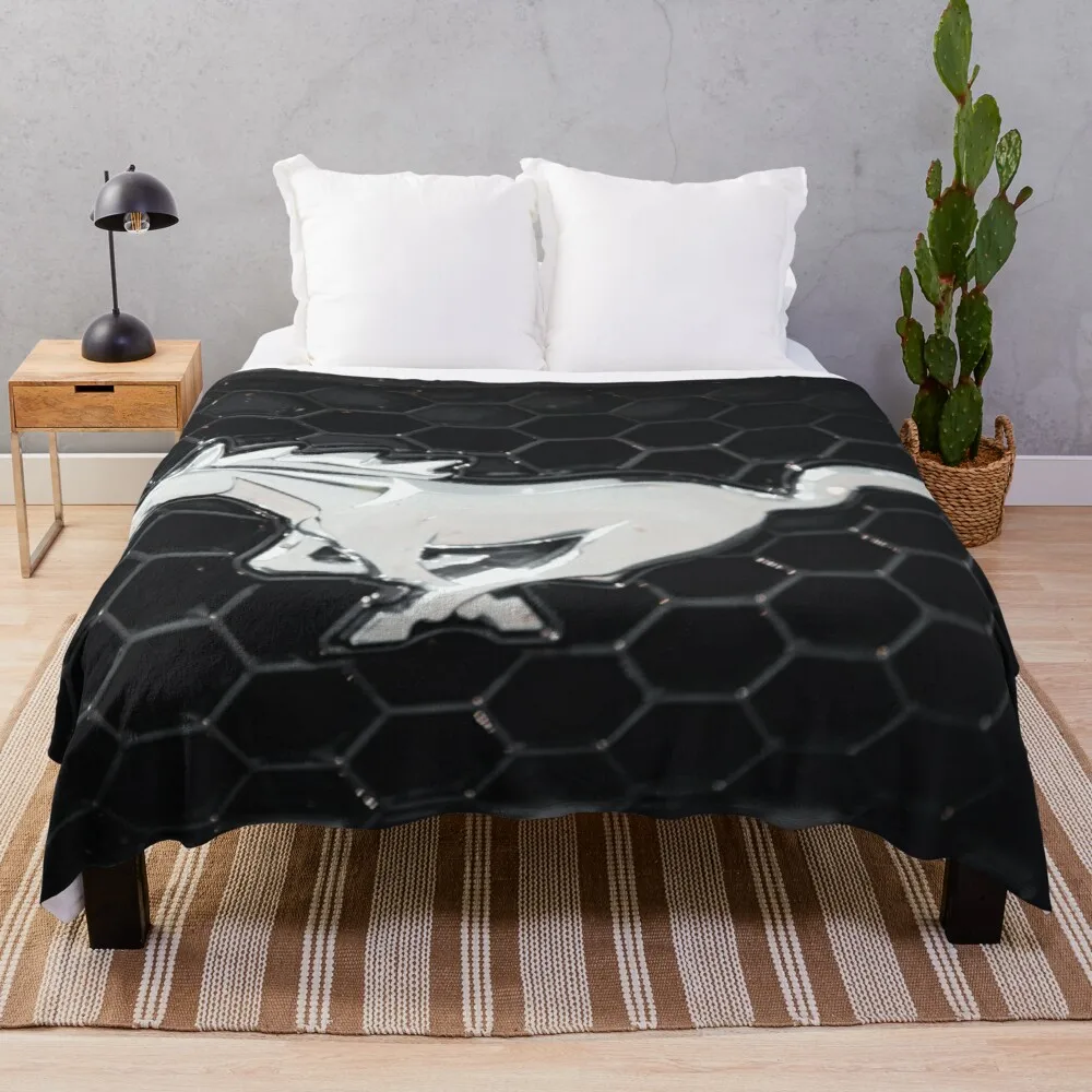 

Ford Mustang Logo Dollar Tree Anti-Pilling Flannel Fur Baphomet Mexican Throw Blankets