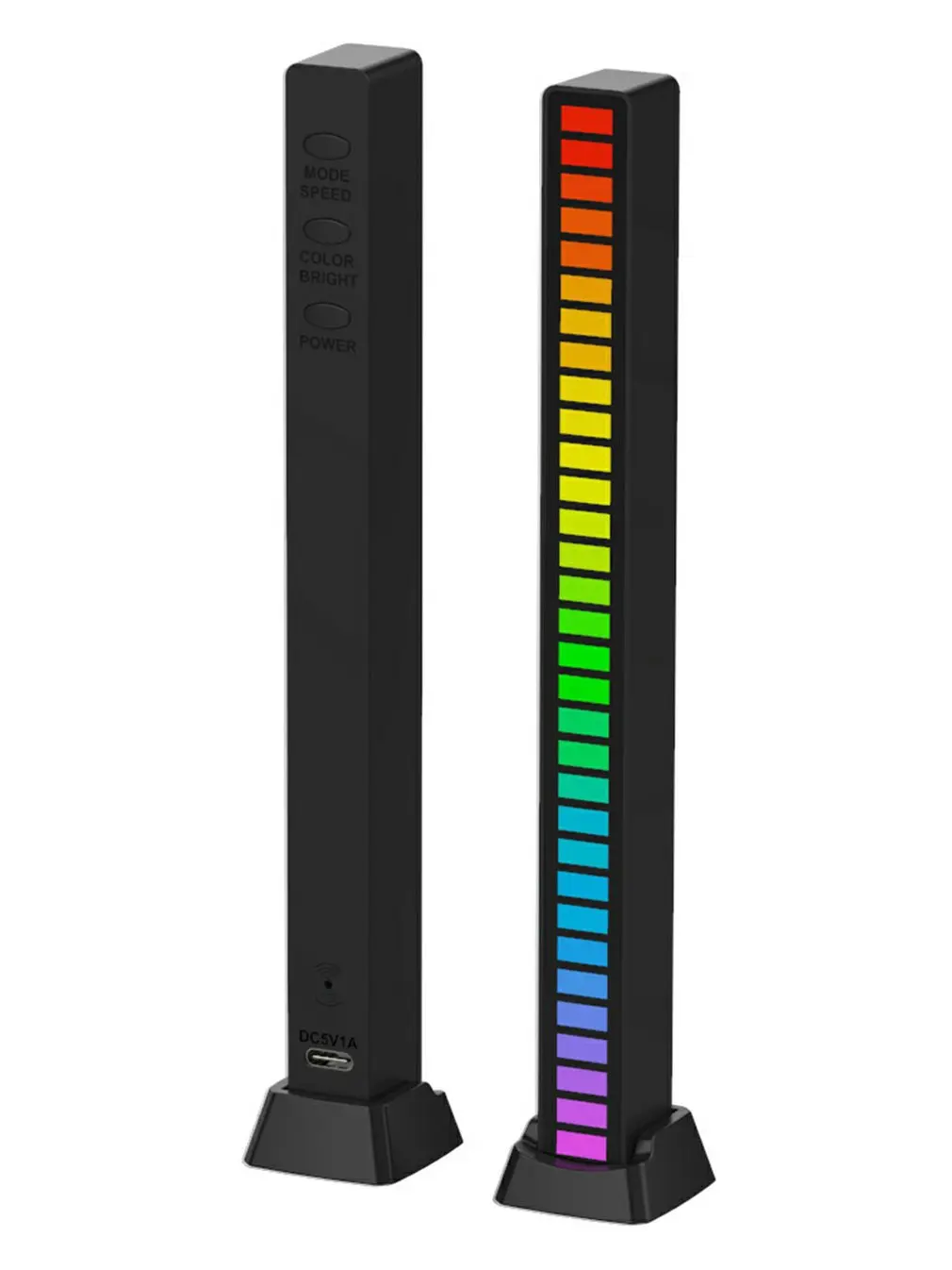 

Светодиодный RGB-светильник с музыкальным управлением, светодиодный светильник на 40 дискотек с управлением через приложение