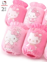 hello kitty girls sleeves small protective sleeves waterproof art sleeves kitchen anti dirty cute little children winter sleeves