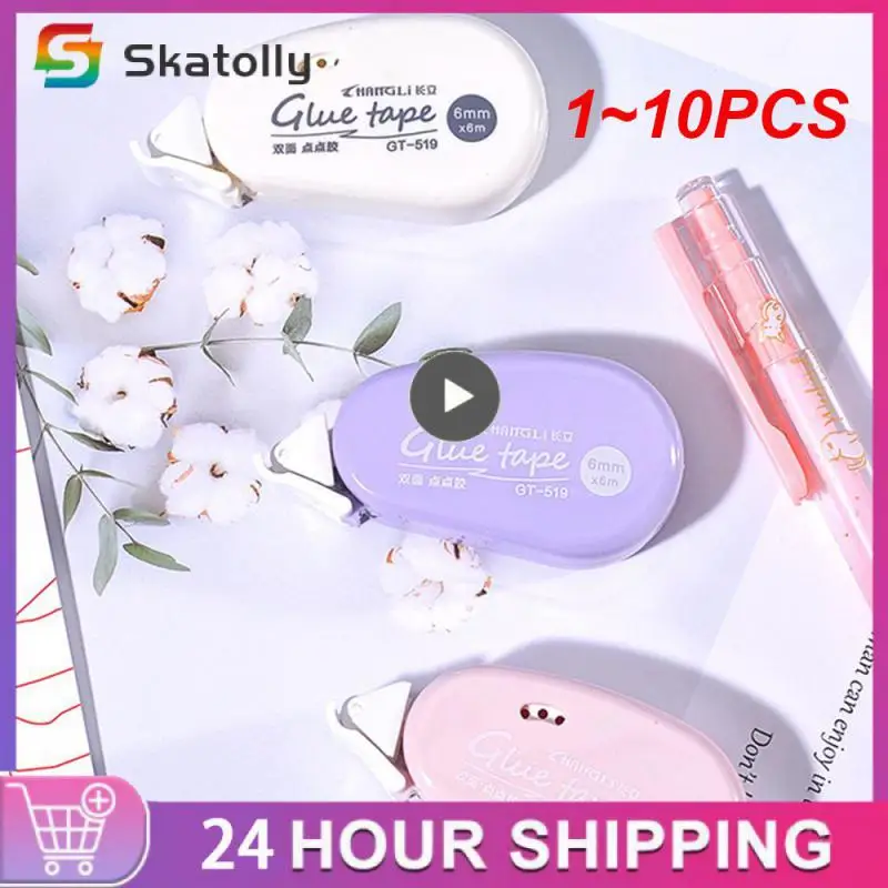 

1~10PCS Journamm 6m*6mm Double Sided Adhesive Tape DIY Scrapbooking Collage Photo Album School Stationery Supplies