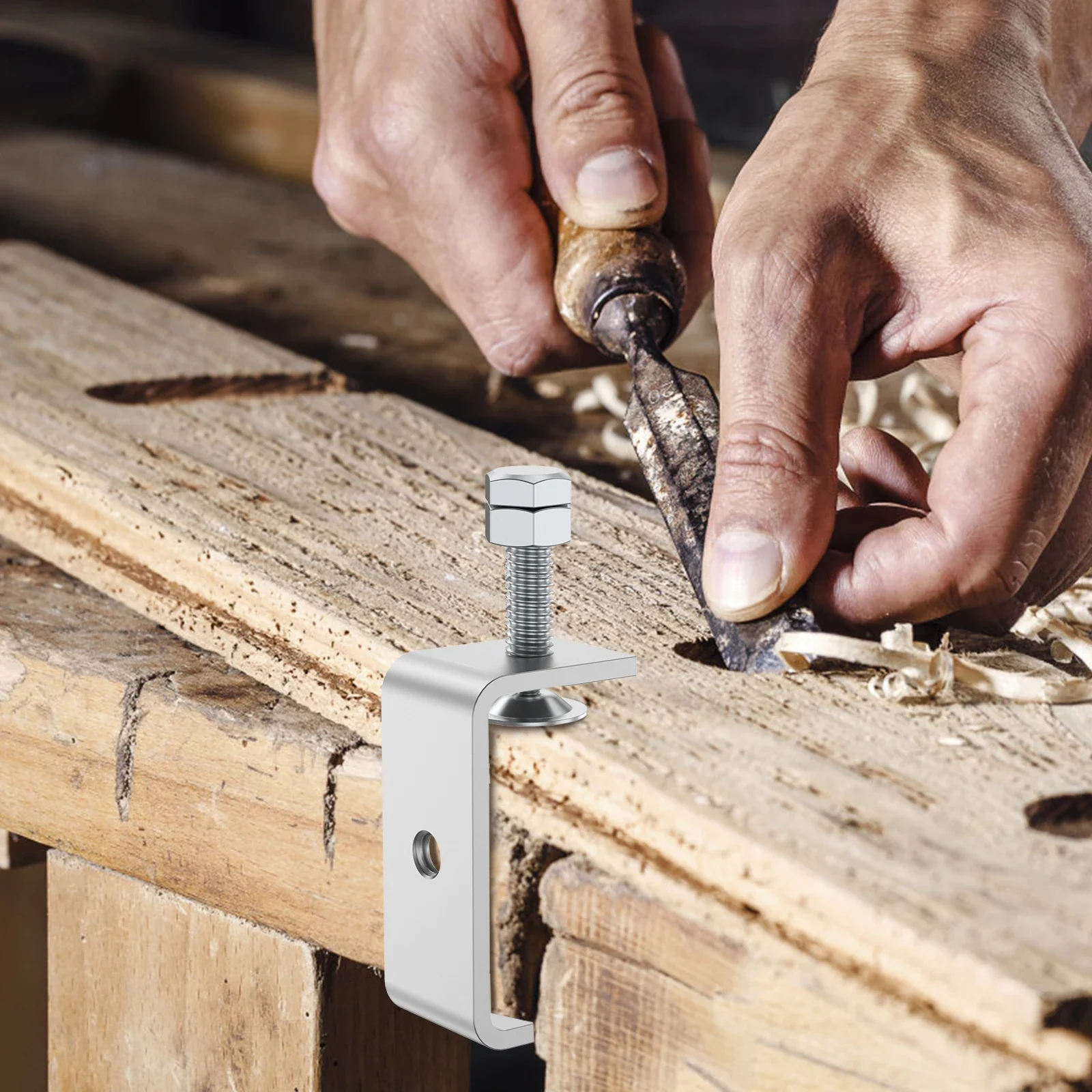 2 шт. C-образный зажим из нержавеющей стали 304 тигровые зажимы 65 мм сверхмощный