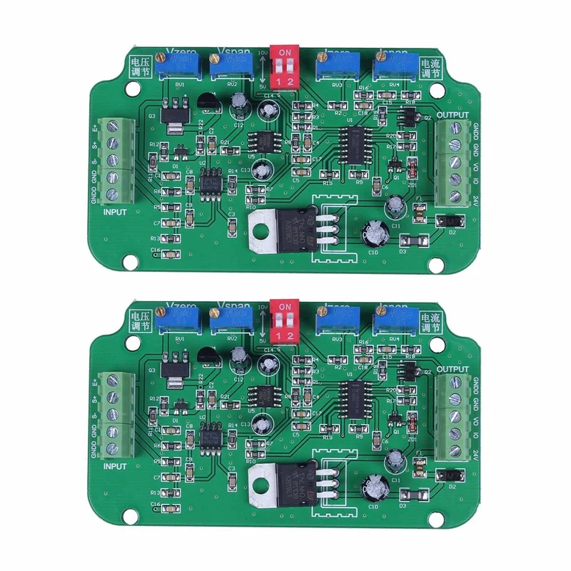 

2X 0-10V Load Cell Sensor Amplifier Transmitter Weight Sensor
