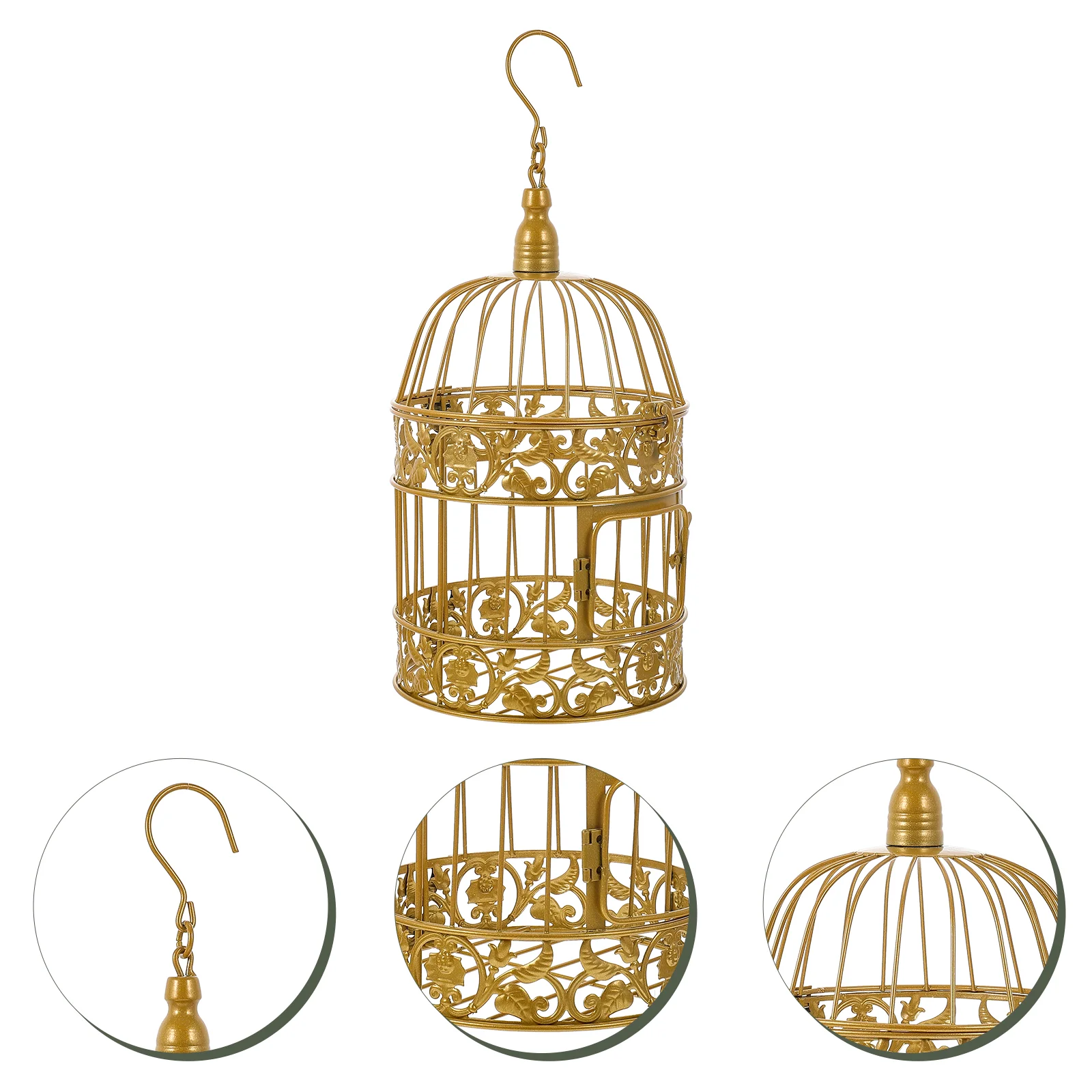 

Birdcage Adornment Wedding Party Ornament European Style Birdcage Decor Creative Birdcage Adorn for Banquet Festival