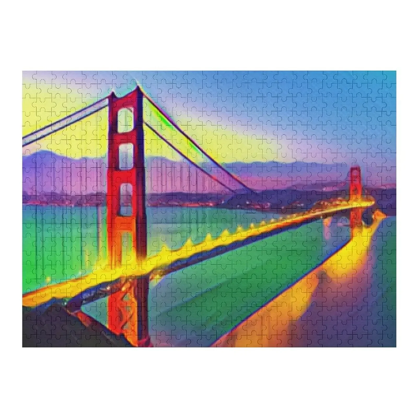 Фото San Fransisco Цвета Пазл Персонализированные идеи подарков Пользовательские детские подарочные пазлы для взрослых Пазл для детей №1