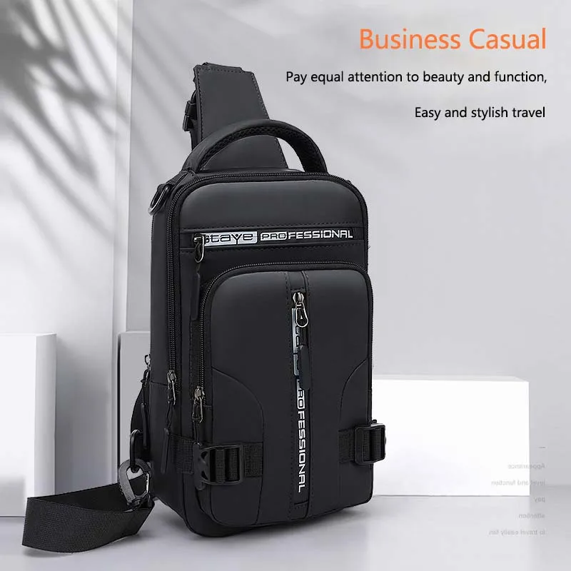Anti-theft Casual Chest Bag Fashion Travel Sling Chest Bag For Travel Cycling