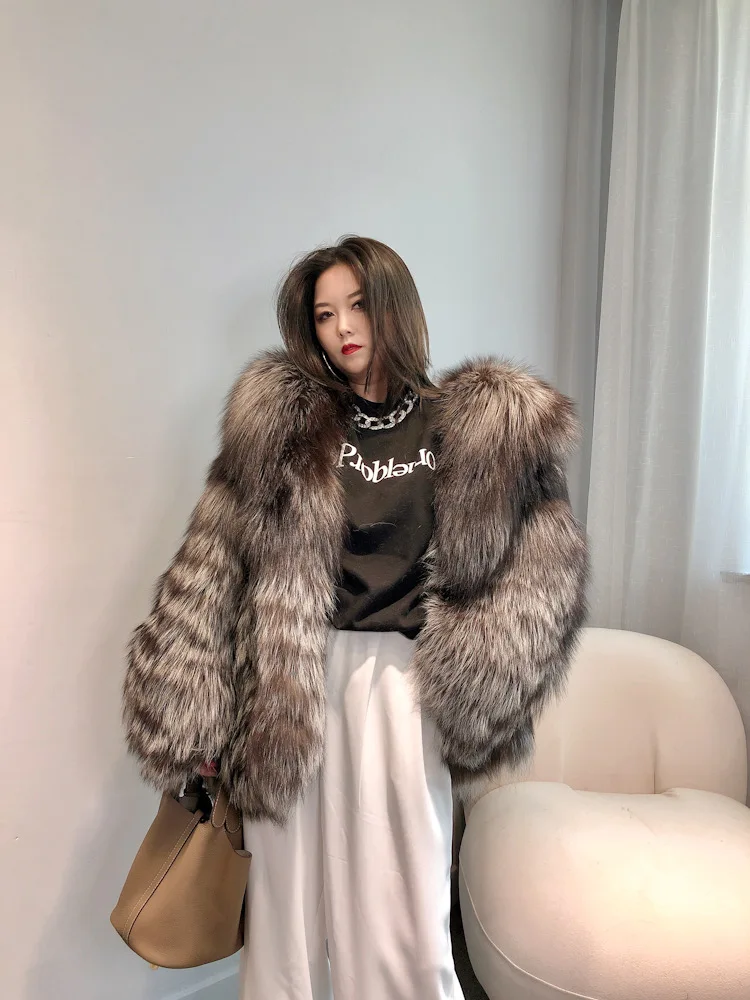 Fangtai 2023 Natural Real Fox Fur Coat Women Fur Coat Winter Warm Luxury Plus Size Jackets Clothing Free Shipping Female Vest