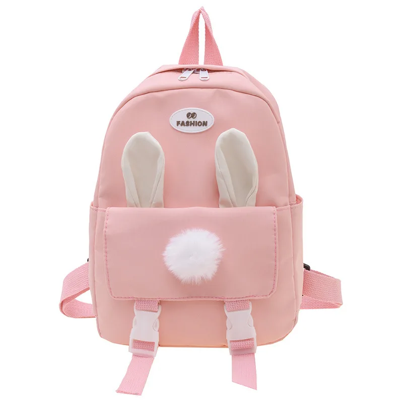 

Детский рюкзак для мужчин и женщин, милый плюшевый рюкзак с кроликом, вместительная детская школьная сумка